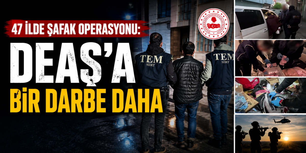 47 ilde şafak operasyonu: DEAŞ’a ağır darbe!