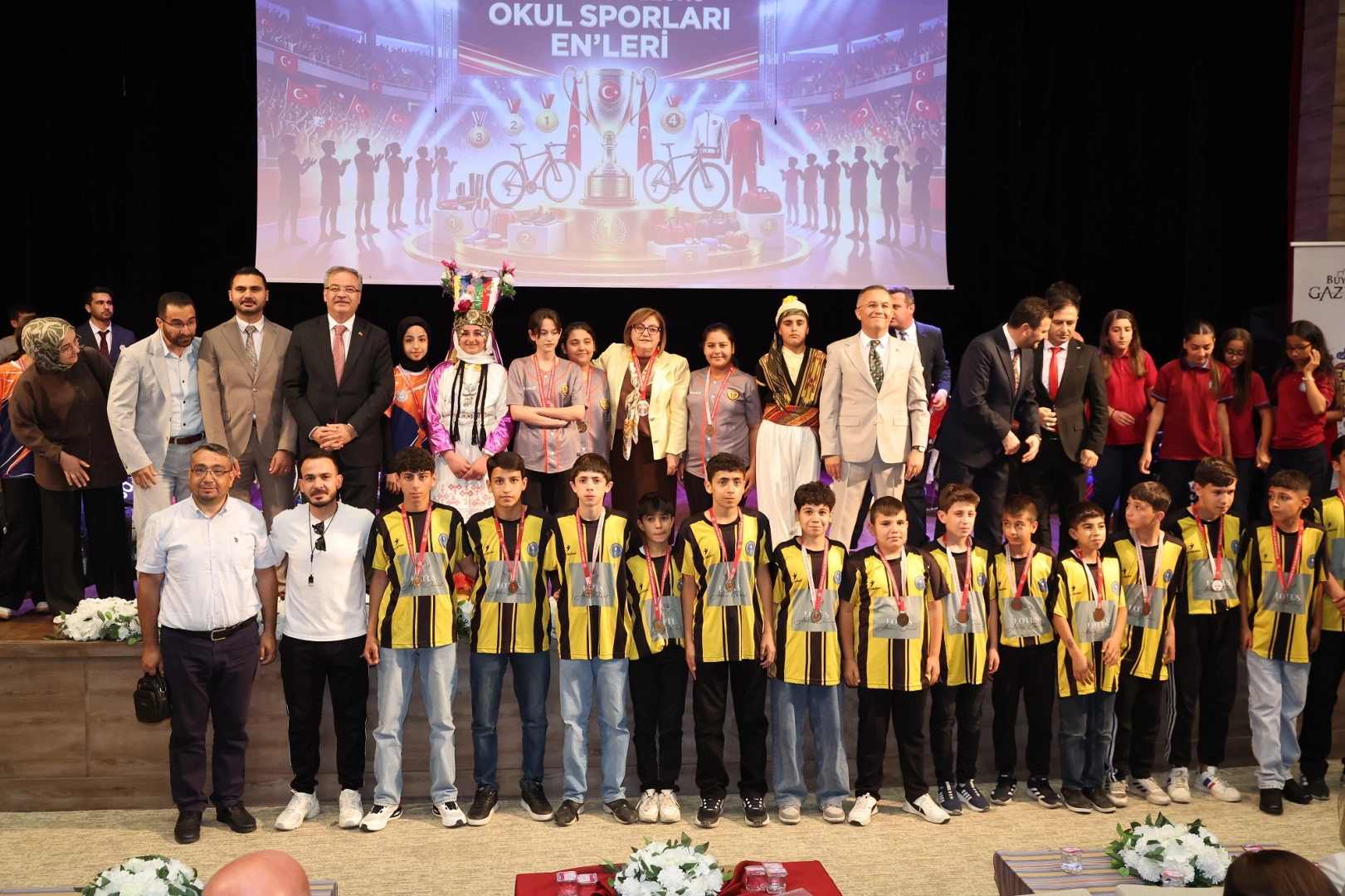 Gaziantep’te “Okul Sporları Enleri” Programı Düzenlendi