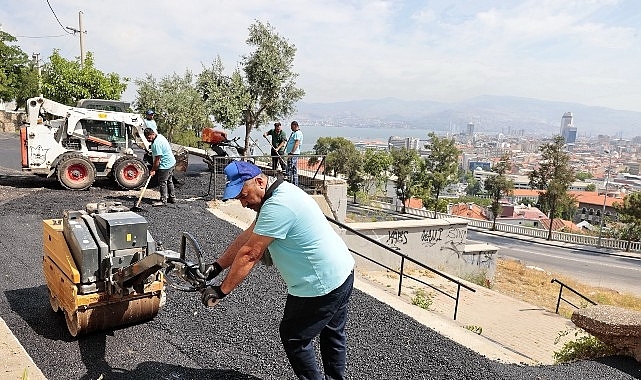 Konak'ta hummalı çalışma: 5 mahallede 24 sokak aynı anda yenileniyor