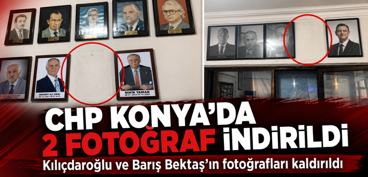 CHP Konya İl Binasında Dikkat Çeken Hamle
